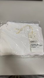 Oysho Футболка с короткими рукавами из рибаны с хлопком и модалом WHITE | 0400/131/251