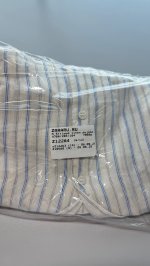 Zara РУБАШКА В ПОЛОСКУ ИЗ ЛЬНЯНОЙ ТКАНИ — ZW COLLECTION striped | 4786/285/104