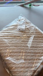 Zara Коврик для ванной с диагональной полосой Ivory | 9548/015/741