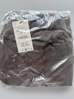 Zara ТРИКОТАЖНОЕ ПЛАТЬЕ С КОМБИНИРОВАННОЙ ОТДЕЛКОЙ Brown / Taupe | 2756/135/737