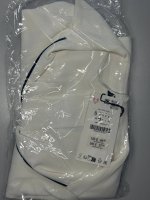 Zara РУБАШКА С КОНТРАСТНОЙ ОТДЕЛКОЙ Oyster-white | 8556/572/251