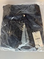 Zara ПРИТАЛЕННОЕ ДЖИНСОВОЕ ПЛАТЬЕ МИДИ Blue | 8889/576/400