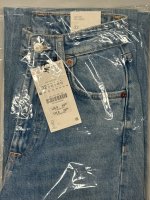 Zara ДЖИНСЫ С ВЫСОКОЙ ПОСАДКОЙ TRF WIDE LEG Indigo | 0774/020/405