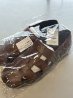 Zara КОЖАНЫЕ САНДАЛИИ-КРАБИКИ LIMITED EDITION Brown | 2478/620/700