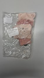 Zara Варежки-лосины с эффектом мыши Pink | 0653/589/620