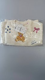 Zara ТОЛСТОВКА С ПРИНТОМ Ecru | 1880/567/712