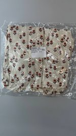 Zara РУБАШКА С ЦВЕТАМИ И КРУЖЕВОМ Ecru | 6449/569/712