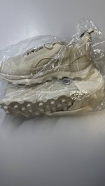 Zara ТРИКОТАЖНЫЕ КРОССОВКИ С ОБЪЕМНОЙ ПОДОШВОЙ Bone White | 2342/620/120