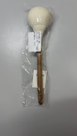 Zara Половник из силикона и дерева Cream | 8271/325/733