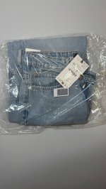 Zara Джинсы z.09 с высокой посадкой и застёжкой-клапаном на полную длину Light blue | 6147/188/406