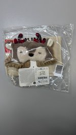 Zara МАСКА ДЛЯ СНА ИЗ ИСКУССТВЕННОГО МЕХА «ОЛЕНЬ» Brown | 0653/672/700