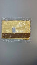 Zara Золотая бумажная сумка для подарков на рождество Golden | 7311/728/303