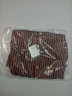 Zara РУБАШКА ОВЕРСАЙЗ ИЗ ПОПЛИНА В ПОЛОСКУ Brown-Blue | 9804/687/049