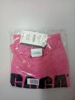 Zara ФУТБОЛКА С ЭФФЕКТОМ ПОТЕРТОСТИ LADY GAGA Pink | 1277/001/620