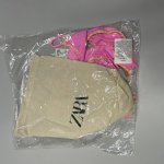 Zara Двухсоставной купальник (6-14 лет) с крючком и фруктовыми аппликациями Pink | 1492/747/620