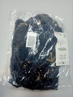 Zara ТОП ИЗ ПОЛУПРОЗРАЧНОЙ ТКАНИ СО СБОРКАМИ И ВЫШИВКОЙ БИСЕРОМ Blue | 4813/850/407