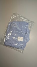 Zara РУБАШКА В ПОЛОСКУ С ОБОРКАМИ Blue/White | 6678/595/044