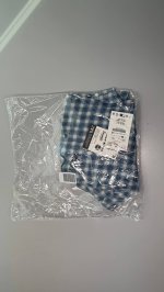 Zara РУБАШКА В КЛЕТКУ HELLO KITTY © SANRIO Blue | 6048/700/400