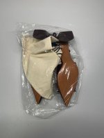 Zara ТУФЛИ-МЮЛИ НА КАБЛУКЕ С БАНТОМ Burgundy Red | 2221/610/022