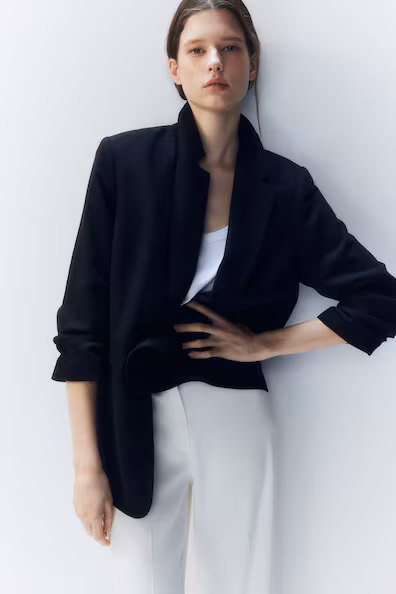 BLAZER COM MANGAS FRANZIDAS