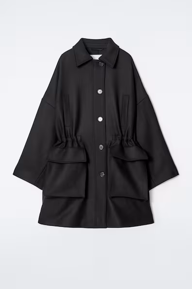 OVERSIZED пальто из шерсти для работы