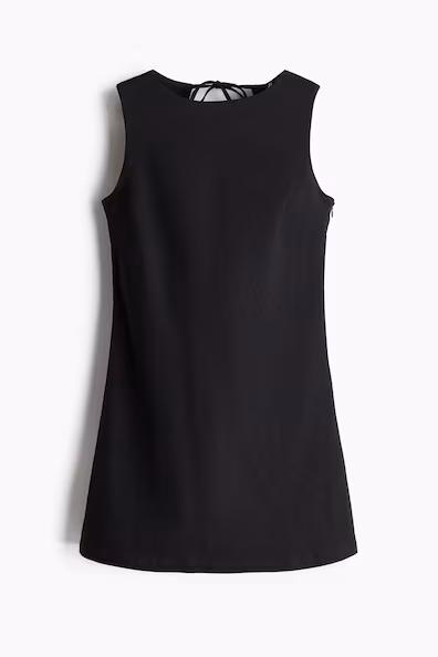 VESTIDO EM ALGODãO COM COSTAS DESCOBERTAS