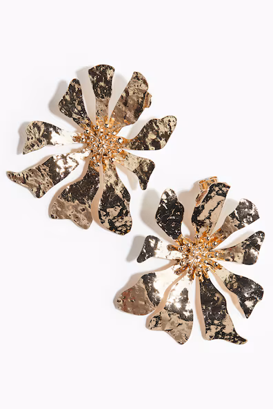 BRINCOS EM FORMA DE FLOR