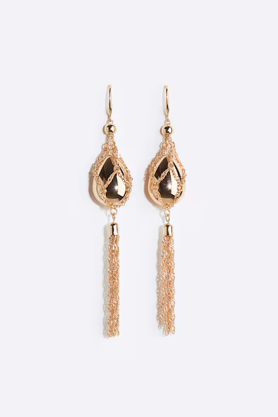 Серьги с кисточками H&M