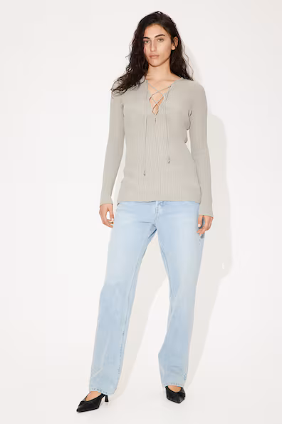 CAMISOLA с атласными завязками