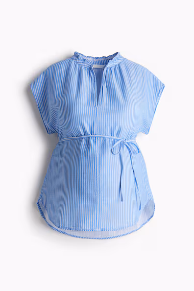 H&M MAMA блузка из муселина с завязкой
