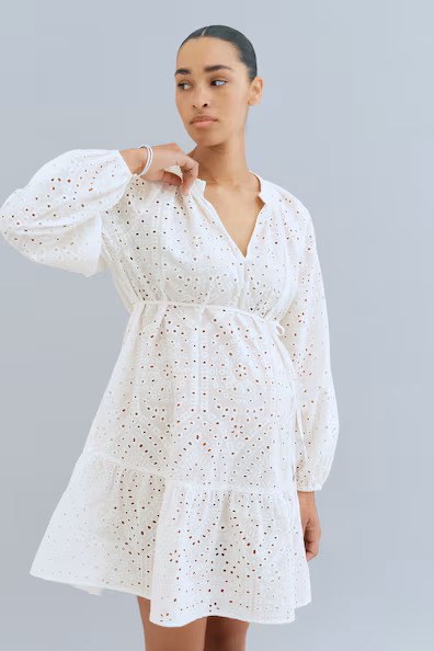 H&M платье с английской вышивкой для беременных