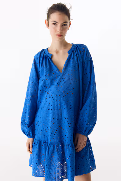 MAMA VESTIDO COM BORDADO INGLêS