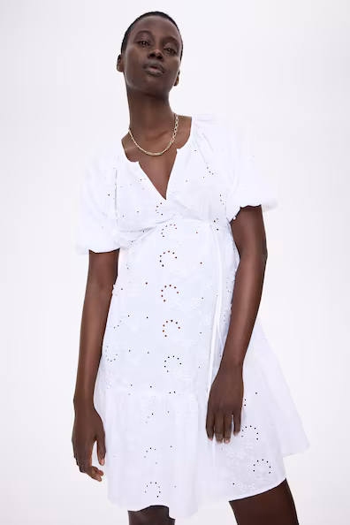 MAMA VESTIDO COM BORDADO INGLêS