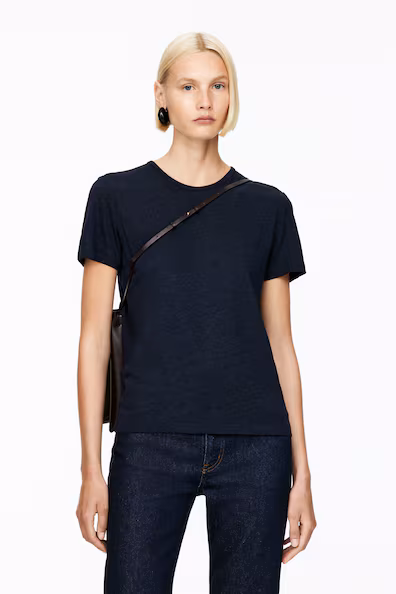 T-SHIRT EM LINHO MISTO