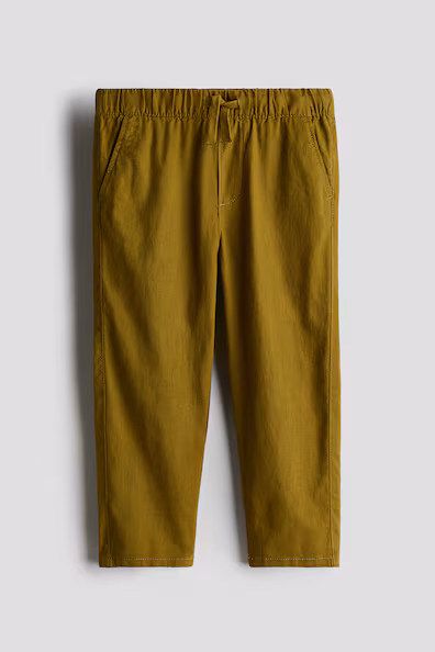 Брюки из смеси льна H&M