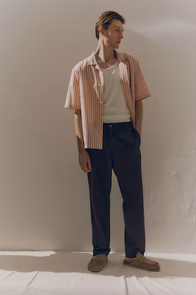 Брюки из смеси лиоцелла REGULAR FIT