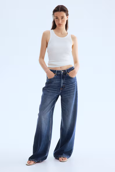 Джинсы FEATHER SOFT SUPER WIDE ULTRA HIGH