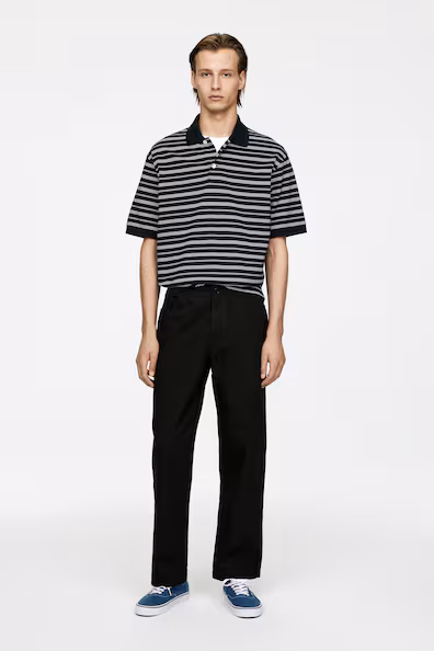 CHINOS DE ALGODãO DE CORTE RETO