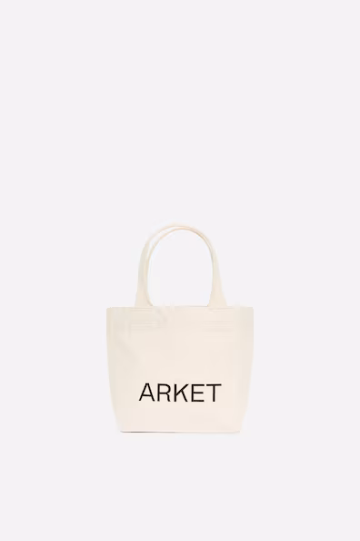 Мини сумка из холста ARKET