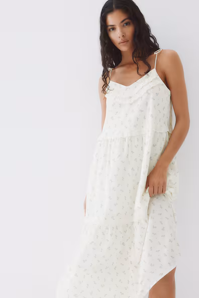 VESTIDO COM ALçAS DE ATAR