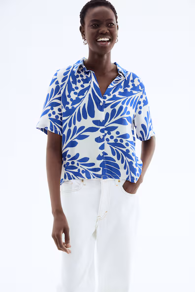 CAMISA ENRUGADA EM VISCOSE