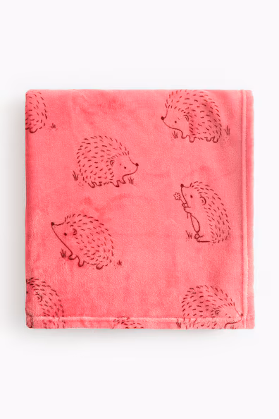 Плед из флиса с узором- Заказать в России