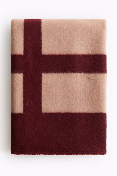 H&M Плед из шерсти смесовой