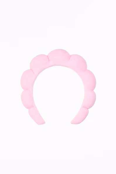 Ободок с подушечкой для ухода за кожей