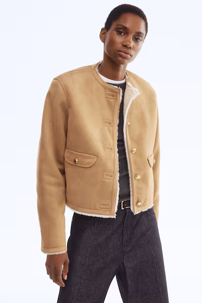 Пальто с меховой подкладкой