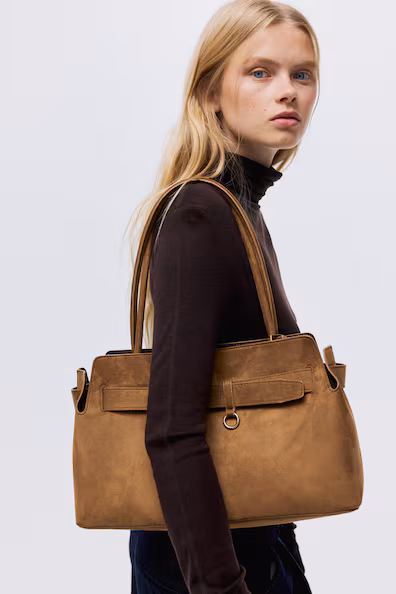 Сумка-тоут с деталями ремня