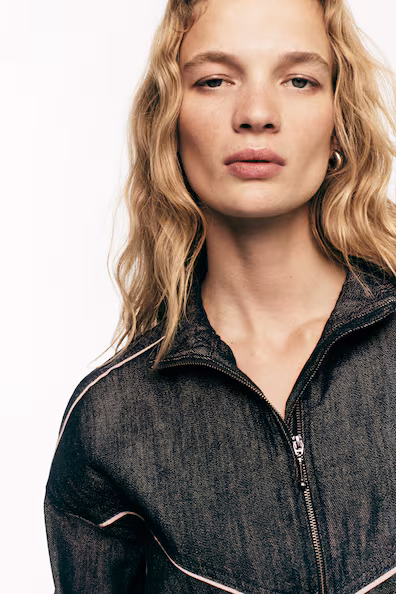 Куртка оверсайз из джинсы