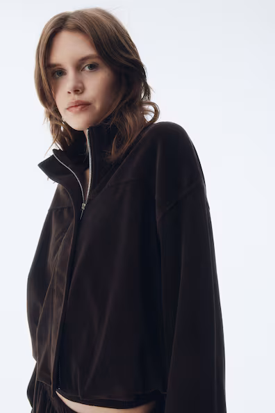 Пальто из велюра H&M