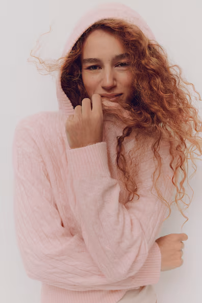 Кардиган из вязаного полотна с молнией- Заказать в России