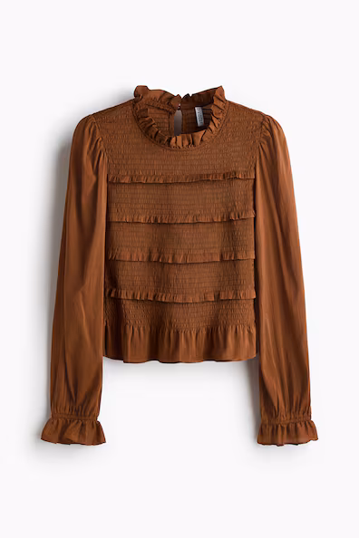 Блуза с поясом-обманкой из смокинга- Заказать в России